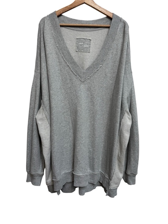 aerie Tops - Aerie Vacay Everyday V-Neck Sweatshirt Women’s XXL Oversized Loungewear Travel